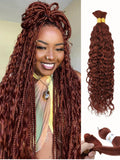 Water wave curly hair for boho/goddess braids!