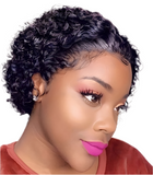 Brazilian Short Curly Unit ,Caribbean girl