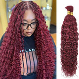 Water wave curly hair for boho/goddess braids!