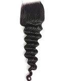 Brazilian 4x4 lace closure deep loose wave