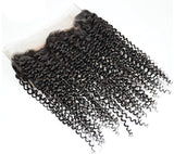 Brazilian kinky curly 360 lace closures